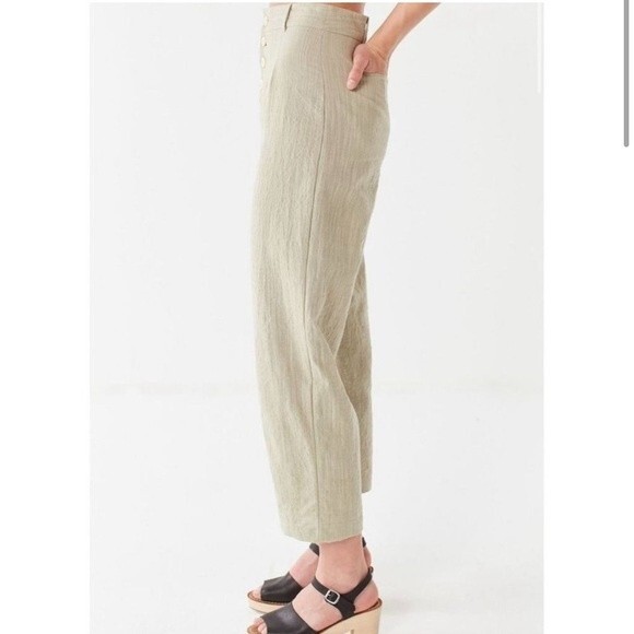 Urban Outfitters Button-Fly Tapered Trouser 2‎ - Picture 2 of 7